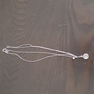 Etereo sterling silver initial c necklace